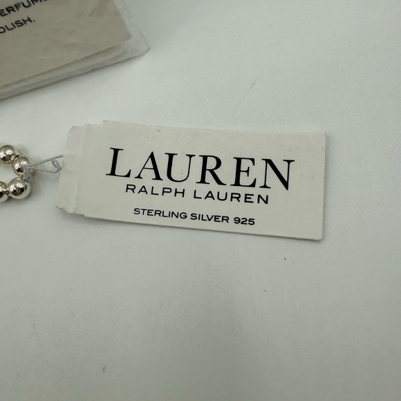 Lauren Ralph Lauren Sterling Silver Logo Bracelet Sterling Silver 925 - Picture 10 of 13